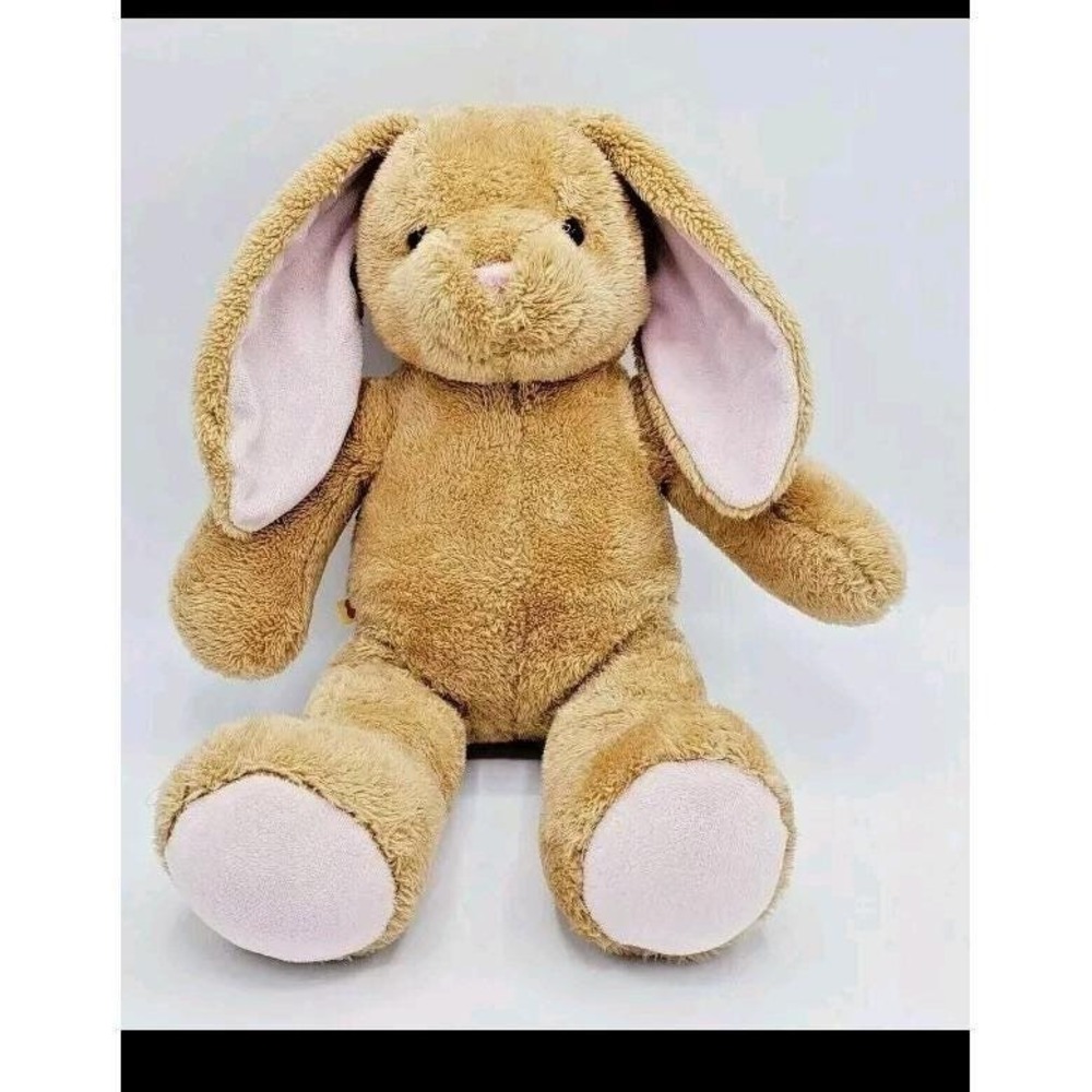 Vtg Build-A-Bear Workshop‎ Bunny Hand-stuffed Tan brown Plush  Animal EUC